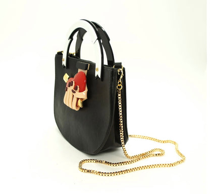 Leather Bag  Heart & Hand - Neena Jewellery 